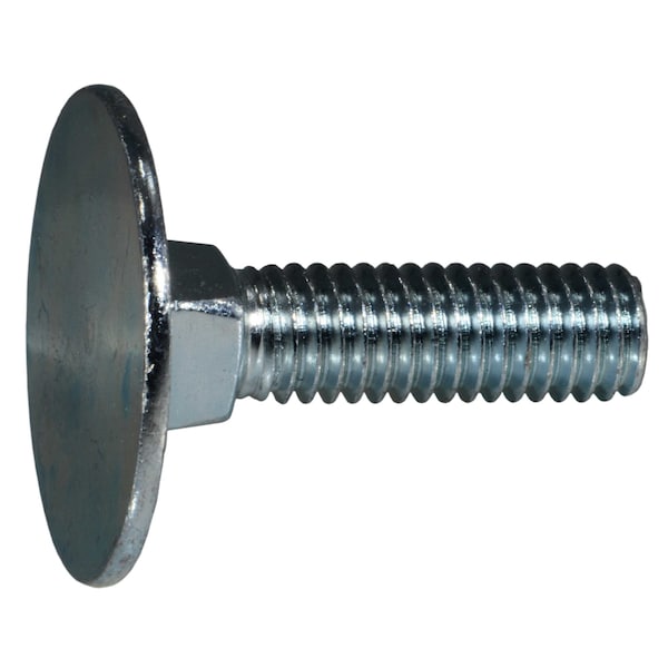 Midwest Fastener Elevator Bolt, 3/8"-16 Thrd Sz, 1-1/2 in L, Steel, Zinc Plated Finish, 6 PK 71312 - main